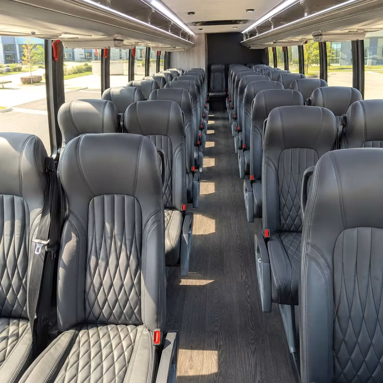 25 passenger minibus interior